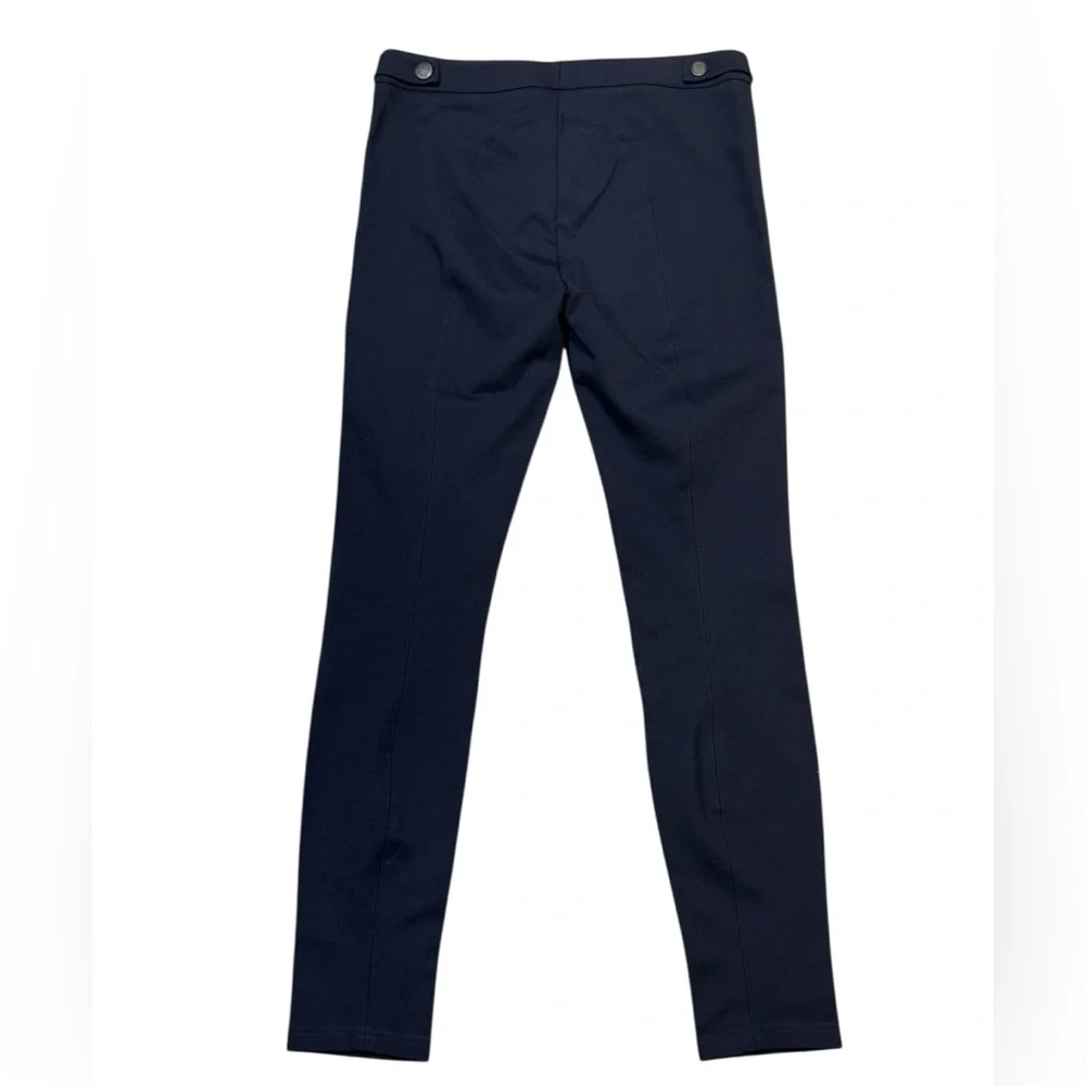 VINCE Navy Slim Stretch Ankle Pants Career Work Trousers Size 8